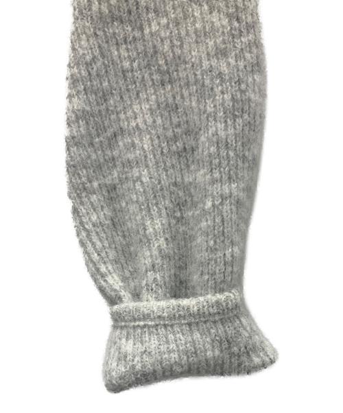 ANDMARY（アンドマリー）ANDMARY (アンドマリー) 厚手ニット ライトグレー サイズ:SIZE Freeの古着・服飾アイテム