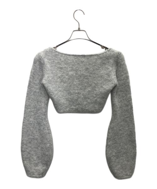 ANDMARY（アンドマリー）ANDMARY (アンドマリー) 厚手ニット ライトグレー サイズ:SIZE Freeの古着・服飾アイテム