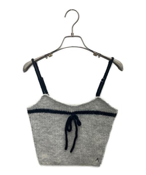 ANDMARY（アンドマリー）ANDMARY (アンドマリー) 厚手ニット ライトグレー サイズ:SIZE Freeの古着・服飾アイテム