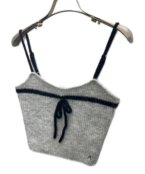 ANDMARY（アンドマリー）ANDMARY (アンドマリー) 厚手ニット ライトグレー サイズ:SIZE Freeの古着・服飾アイテム