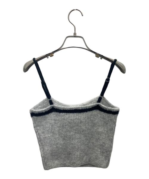 ANDMARY（アンドマリー）ANDMARY (アンドマリー) 厚手ニット ライトグレー サイズ:SIZE Freeの古着・服飾アイテム