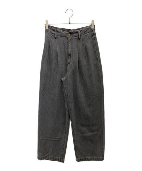 DU JOUR（デュ ジュール）DU JOUR (デュ ジュール) ウォッシャブルジーンズ ブラック サイズ:SIZE 36の古着・服飾アイテム
