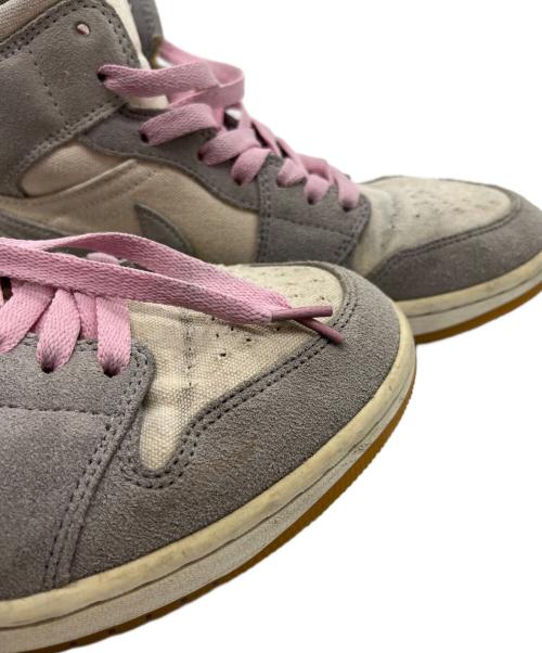 NIKE（ナイキ）NIKE (ナイキ) AIR JORDAN 1 MID SE グレー×ホワイト サイズ:26.5の古着・服飾アイテム