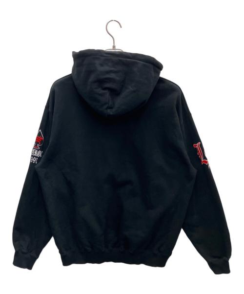 X-LARGE（エクストララージ）X-LARGE (エクストララージ) ジップパーカー ブラック サイズ:Lの古着・服飾アイテム