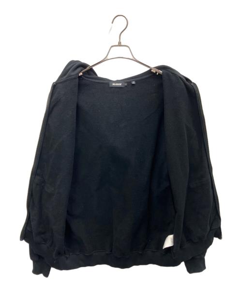 X-LARGE（エクストララージ）X-LARGE (エクストララージ) ジップパーカー ブラック サイズ:Lの古着・服飾アイテム