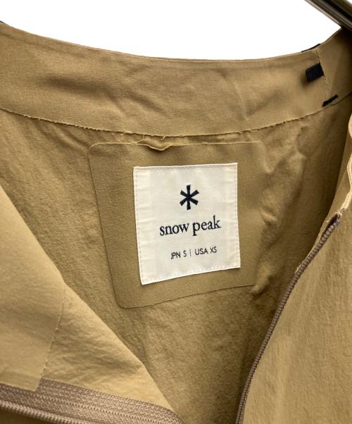 Snow peak（スノーピーク）snow peak (スノーピーク) 半袖カットソー ベージュ サイズ:Sの古着・服飾アイテム