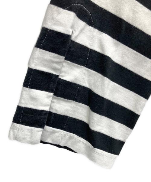 Graphpaper（グラフペーパー）Graphpaper (グラフペーパー) 長袖カットソー ブラック×ホワイト サイズ:SIZE0の古着・服飾アイテム