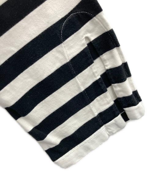 Graphpaper（グラフペーパー）Graphpaper (グラフペーパー) 長袖カットソー ブラック×ホワイト サイズ:SIZE0の古着・服飾アイテム