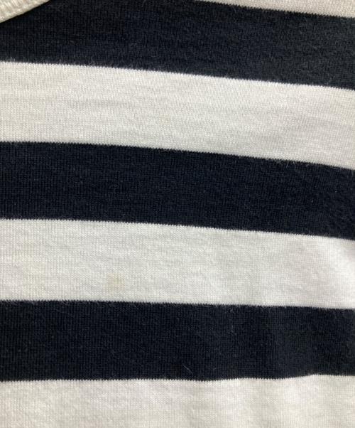 Graphpaper（グラフペーパー）Graphpaper (グラフペーパー) 長袖カットソー ブラック×ホワイト サイズ:SIZE0の古着・服飾アイテム