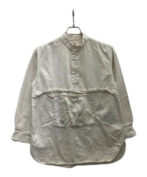 Snow peak（スノーピーク）snow peak (スノーピーク) 長袖シャツ ベージュ サイズ:Sの古着・服飾アイテム