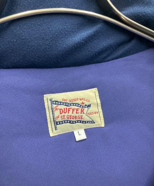 The Duffer of ST.George（ザ ダファーオブセントジョージ）The Duffer of ST.George (ザ ダファーオブセントジョージ) ダウンジャケット ブルー サイズ:Lの古着・服飾アイテム