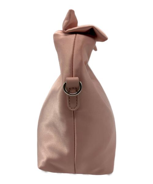 JILL STUART（ジルスチュアート）JILL STUART (ジルスチュアート) リボンハンドルサテンバッグ ピンク サイズ:-の古着・服飾アイテム
