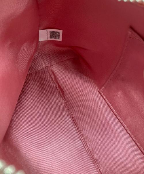 JILL STUART（ジルスチュアート）JILL STUART (ジルスチュアート) リボンハンドルサテンバッグ ピンク サイズ:-の古着・服飾アイテム