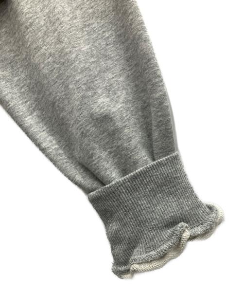 emmi（エミ）emmi (エミ) 布帛ドッキング裏毛セットアップ ライトグレー サイズ:SIZE 0の古着・服飾アイテム