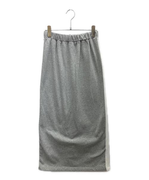emmi（エミ）emmi (エミ) 布帛ドッキング裏毛セットアップ ライトグレー サイズ:SIZE 0の古着・服飾アイテム