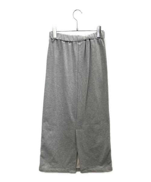 emmi（エミ）emmi (エミ) 布帛ドッキング裏毛セットアップ ライトグレー サイズ:SIZE 0の古着・服飾アイテム