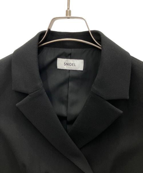 Snidel（スナイデル）Snidel (スナイデル) ジャケットミニワンピース ブラック サイズ:SIZE 0の古着・服飾アイテム