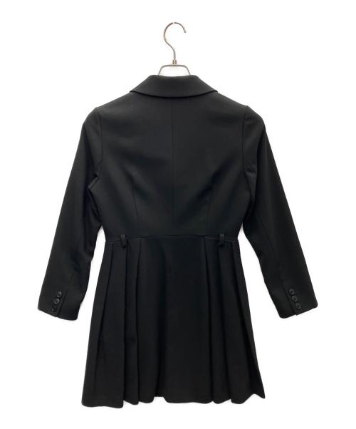 Snidel（スナイデル）Snidel (スナイデル) ジャケットミニワンピース ブラック サイズ:SIZE 0の古着・服飾アイテム