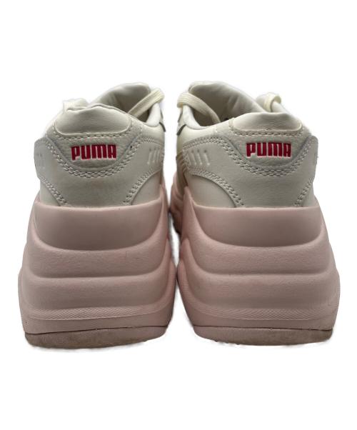 PUMA（プーマ）PUMA (プーマ) パルサー ウェッジ ホワイト サイズ:24.5の古着・服飾アイテム