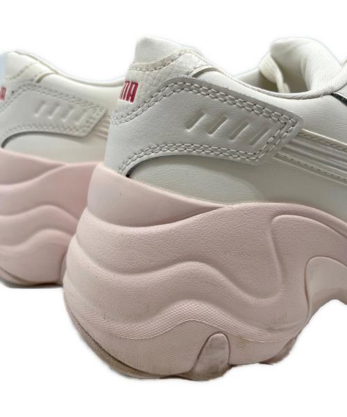 PUMA（プーマ）PUMA (プーマ) パルサー ウェッジ ホワイト サイズ:24.5の古着・服飾アイテム