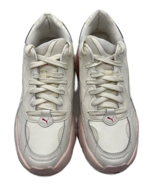 PUMA（プーマ）PUMA (プーマ) パルサー ウェッジ ホワイト サイズ:24.5の古着・服飾アイテム
