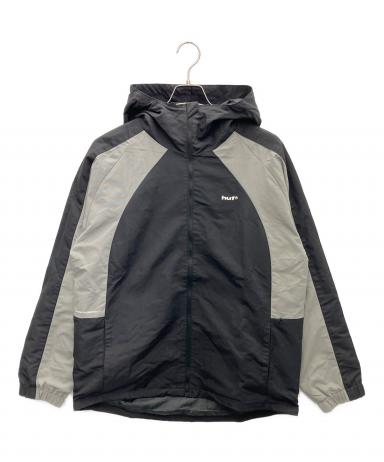 値下げ　HUF ブラック ナイロンジャケット XL 中古・古着通販】HUF (ハフ) ナイロンジャケット ブラック×グレー