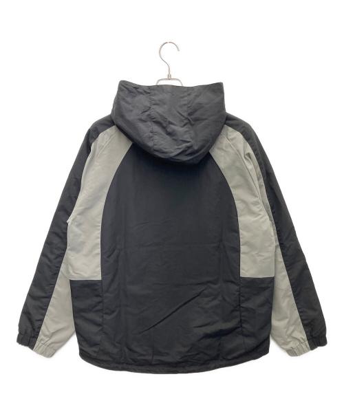 HUF（ハフ）HUF (ハフ) ナイロンジャケット ブラック×グレー サイズ:Mの古着・服飾アイテム