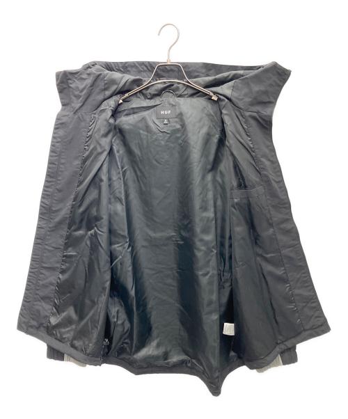 HUF（ハフ）HUF (ハフ) ナイロンジャケット ブラック×グレー サイズ:Mの古着・服飾アイテム