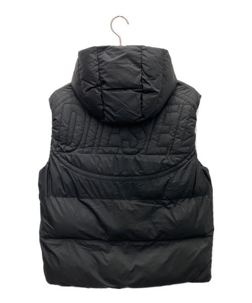 DIESEL（ディーゼル）DIESEL (ディーゼル) 中綿ベスト ブラック サイズ:Mの古着・服飾アイテム