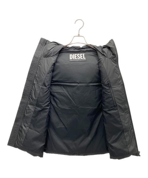 DIESEL（ディーゼル）DIESEL (ディーゼル) 中綿ベスト ブラック サイズ:Mの古着・服飾アイテム