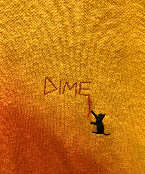 Dime（ダイム）Dime (ダイム) Cat Knit イエロー×レッド サイズ:Sの古着・服飾アイテム