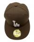 中古・古着 New Era (ニューエラ) キャップ ブラウン：4000円