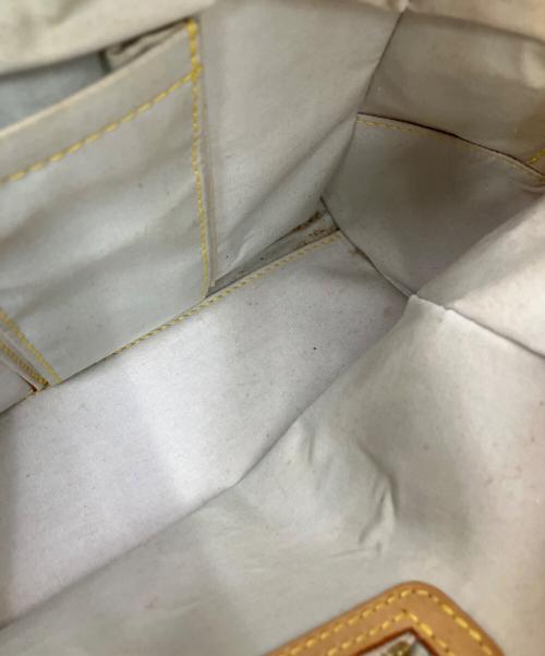 LOUIS VUITTON（ルイ ヴィトン）LOUIS VUITTON (ルイ ヴィトン) ミニボストンバッグ グレー×ベージュの古着・服飾アイテム