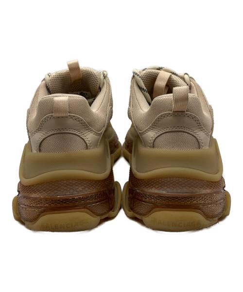 BALENCIAGA（バレンシアガ）BALENCIAGA (バレンシアガ) Triple S Clear Sole ベージュ サイズ:24.5の古着・服飾アイテム