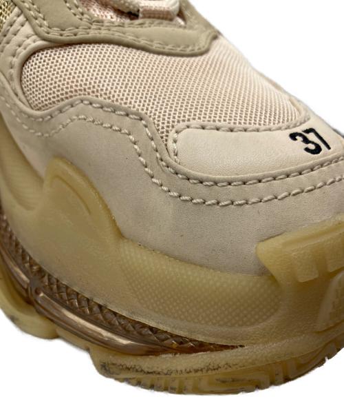 BALENCIAGA（バレンシアガ）BALENCIAGA (バレンシアガ) Triple S Clear Sole ベージュ サイズ:24.5の古着・服飾アイテム
