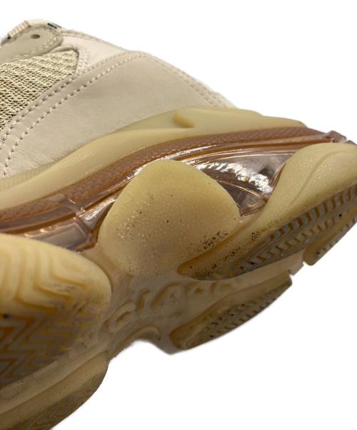 BALENCIAGA（バレンシアガ）BALENCIAGA (バレンシアガ) Triple S Clear Sole ベージュ サイズ:24.5の古着・服飾アイテム