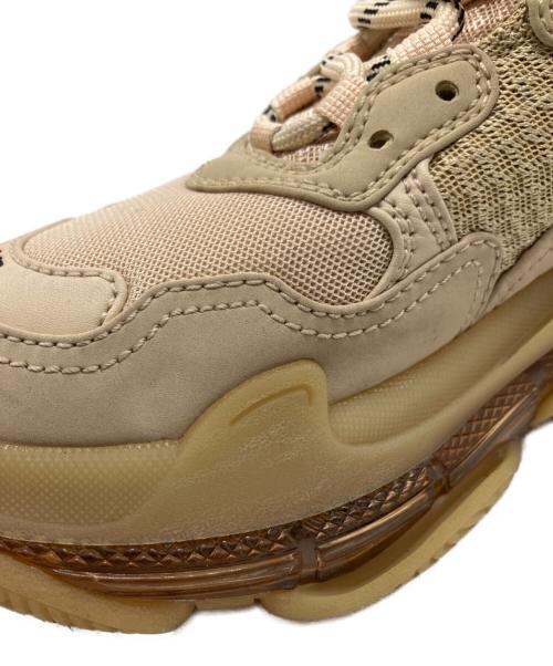 BALENCIAGA（バレンシアガ）BALENCIAGA (バレンシアガ) Triple S Clear Sole ベージュ サイズ:24.5の古着・服飾アイテム