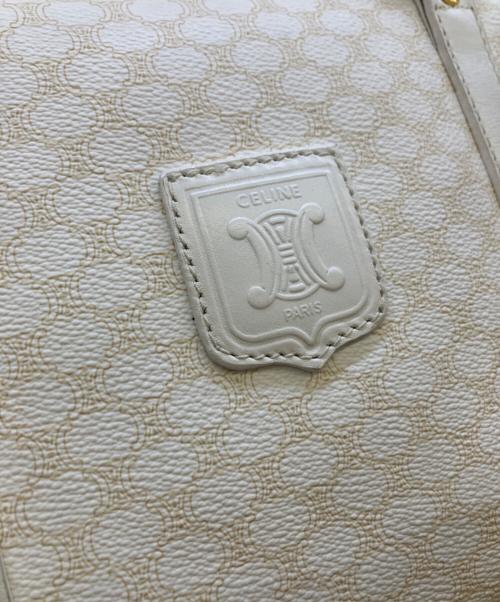 CELINE（セリーヌ）CELINE (セリーヌ) ボストンバッグ ホワイトの古着・服飾アイテム