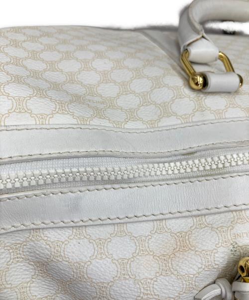 CELINE（セリーヌ）CELINE (セリーヌ) ボストンバッグ ホワイトの古着・服飾アイテム