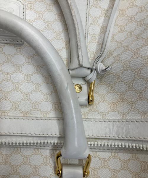 CELINE（セリーヌ）CELINE (セリーヌ) ボストンバッグ ホワイトの古着・服飾アイテム