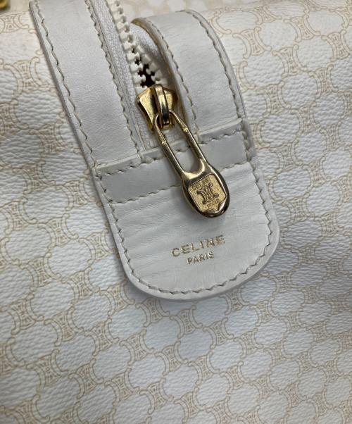 CELINE（セリーヌ）CELINE (セリーヌ) ボストンバッグ ホワイトの古着・服飾アイテム