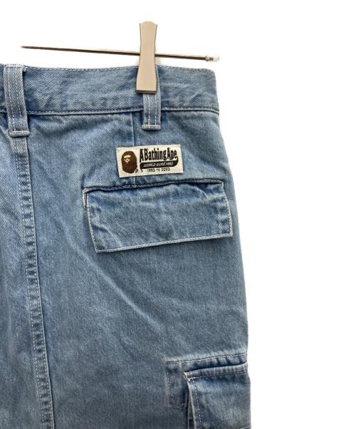 A BATHING APE（アベイシングエイプ）A BATHING APE (アベイシングエイプ) デニムスカート インディゴ サイズ:Sの古着・服飾アイテム