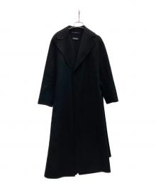 'S Max Mara（エスマックスマーラ）の古着「ガウンコート」｜ブラック