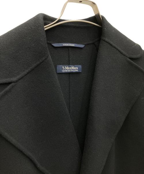 'S Max Mara（エスマックスマーラ）'S Max Mara (エスマックスマーラ) ガウンコート ブラック サイズ:SIZE38の古着・服飾アイテム