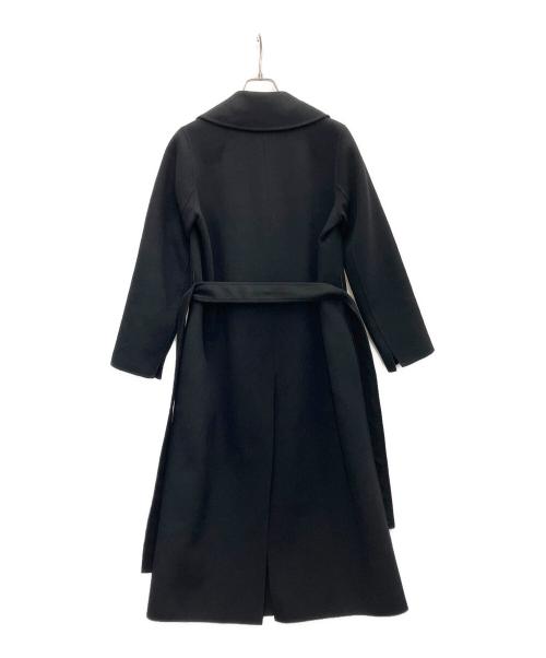 'S Max Mara（エスマックスマーラ）'S Max Mara (エスマックスマーラ) ガウンコート ブラック サイズ:SIZE38の古着・服飾アイテム