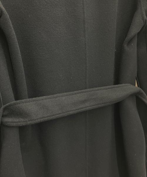 'S Max Mara（エスマックスマーラ）'S Max Mara (エスマックスマーラ) ガウンコート ブラック サイズ:SIZE38の古着・服飾アイテム