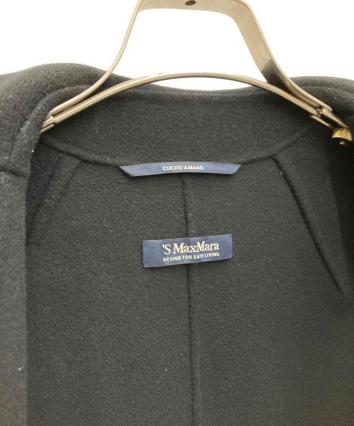 'S Max Mara（エスマックスマーラ）'S Max Mara (エスマックスマーラ) ガウンコート ブラック サイズ:SIZE38の古着・服飾アイテム