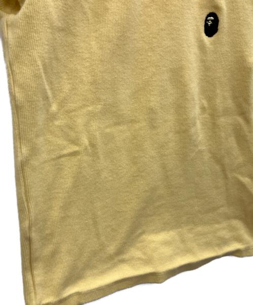 A BATHING APE（アベイシングエイプ）A BATHING APE (アベイシングエイプ) 半袖カットソー イエロー サイズ:XSの古着・服飾アイテム