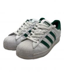 adidas（アディダス）の古着「SUPERSTAR フットウェアホワイト/グリーン」｜グリーン×ホワイト