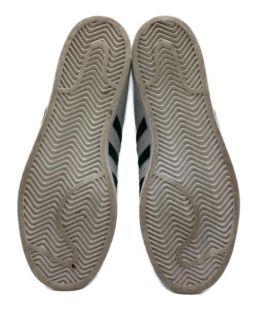 adidas（アディダス）adidas (アディダス) SUPERSTAR フットウェアホワイト/グリーン グリーン×ホワイト サイズ:25.5の古着・服飾アイテム